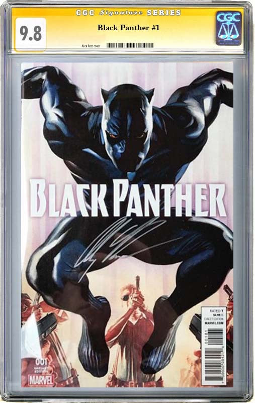 Rise of the black outlet panther #1 movie variant cover CGC 9.8