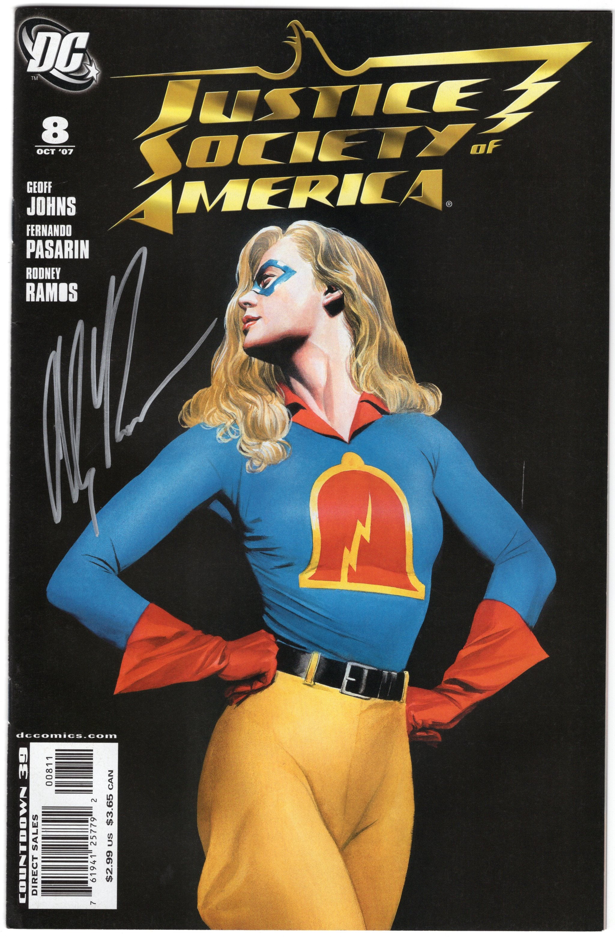 Justice Society of America The Next Age HC hotsell Signed By Artist Alex Ross