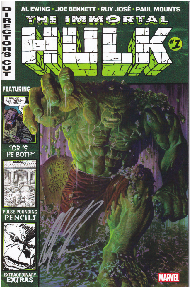 Immortal Hulk # 1 Director's Cut – Alex Ross Art