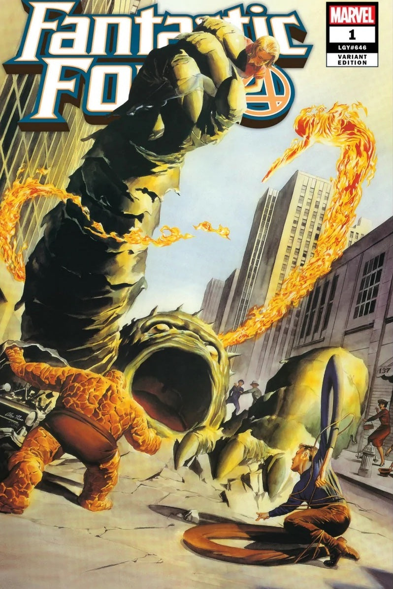 Fantastic Four #1 – Alex Ross Art