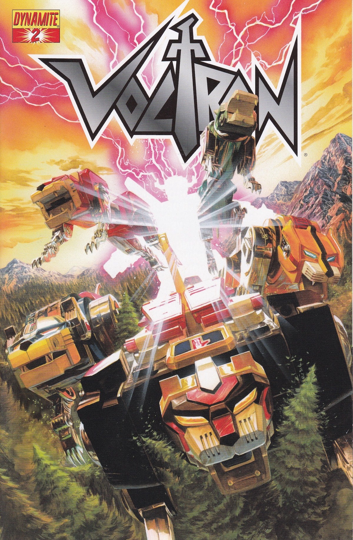 Voltron #2 Negative Variant Signed Ross Exclusive